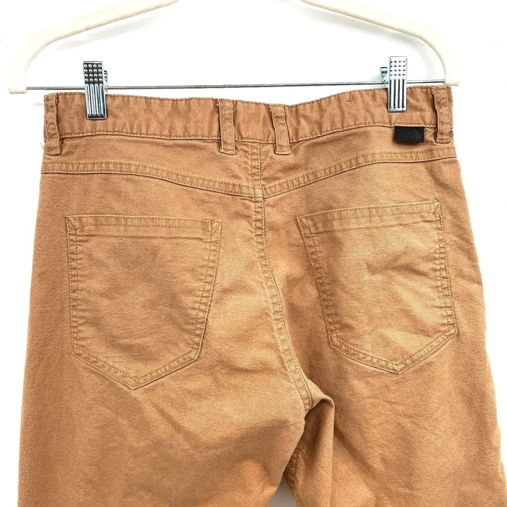 The North Face outdoor gorpcore tan brown trail pants 30 articulated knees